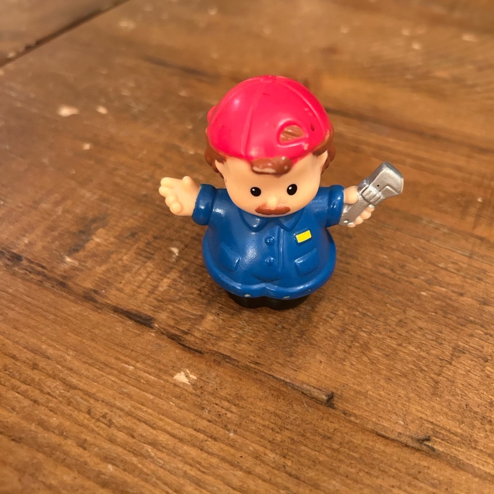 Fisher Price Little People mechanic as is